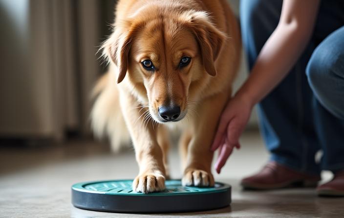 Exercices proprioception chien âgé