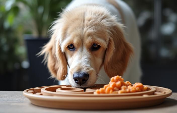 Stimulation mentale chien urbain